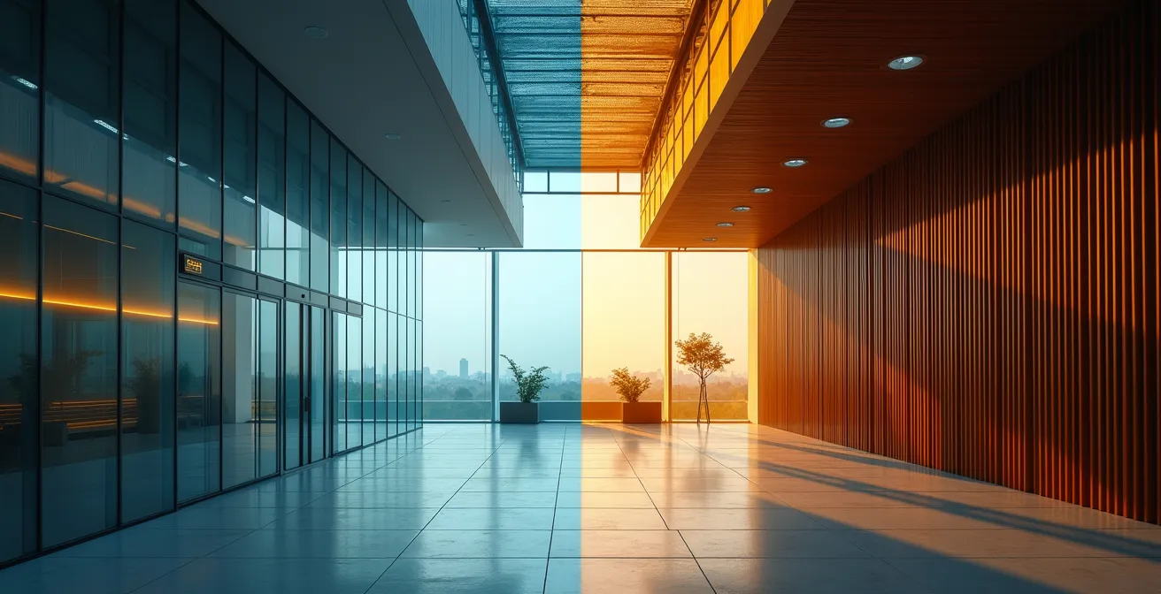 Contraste visuel entre approches culturelles de négociation Orient-Occident